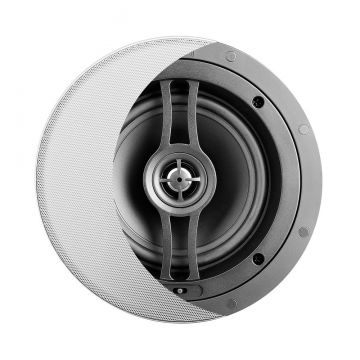 OSD Black R62SM 6.5" Weather Resistant Shallow Mount In-Ceiling Speaker, 1" Dome Tweeter (Pair)